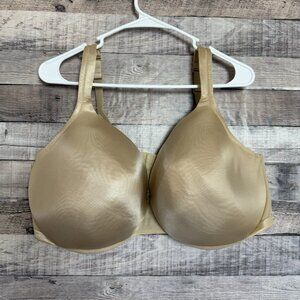 Cacique Smooth Lightly Lined Full Coverage Nude/Beige Wired Bra 48DDD